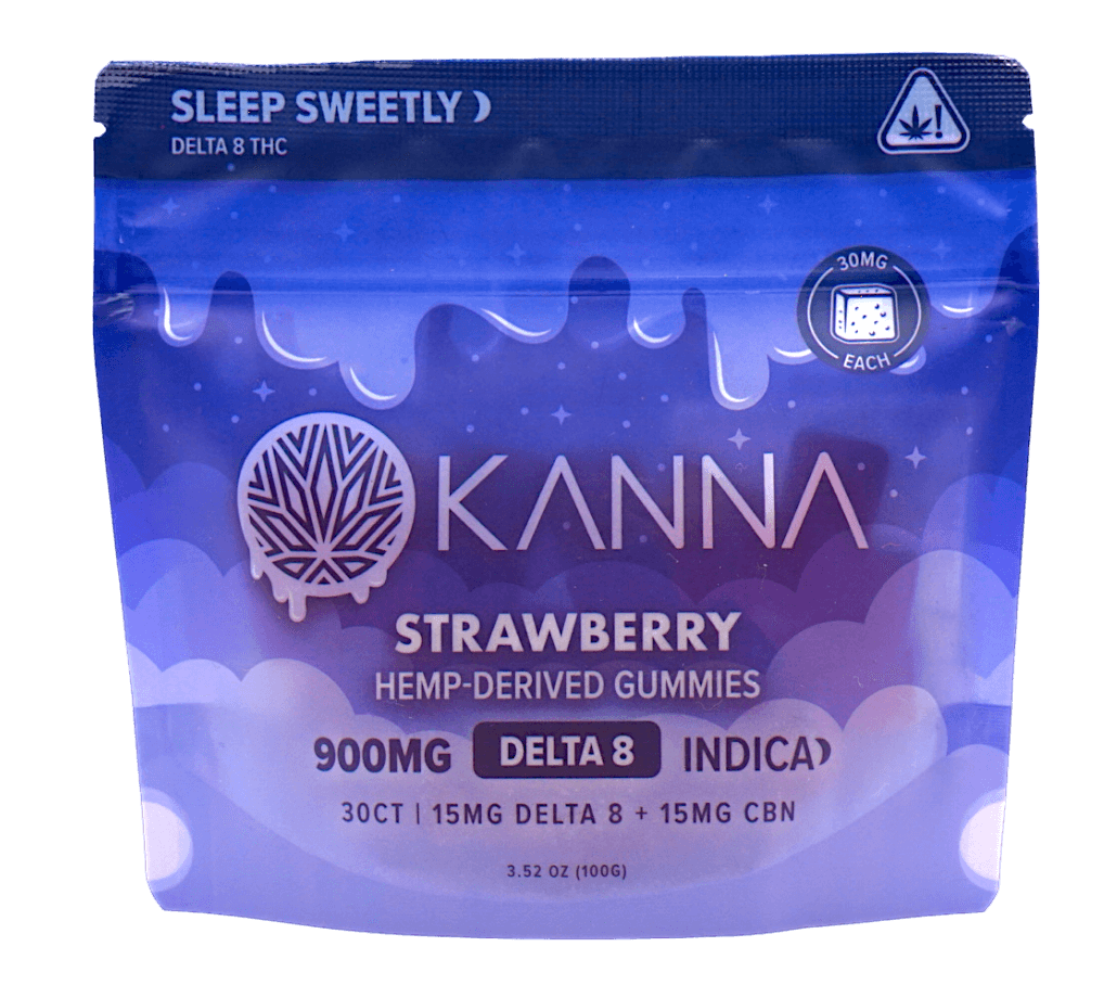 kanna cbd strawberry gummy