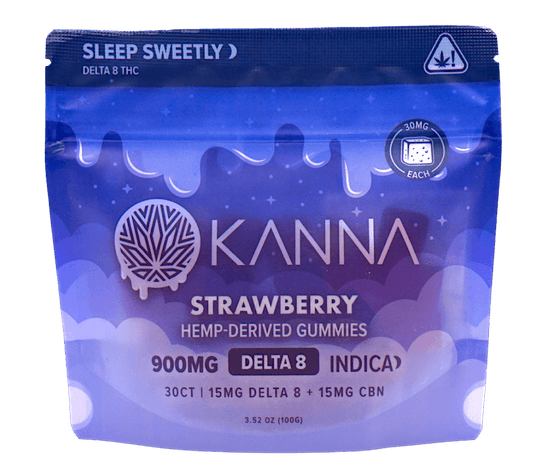 kanna cbd strawberry gummy