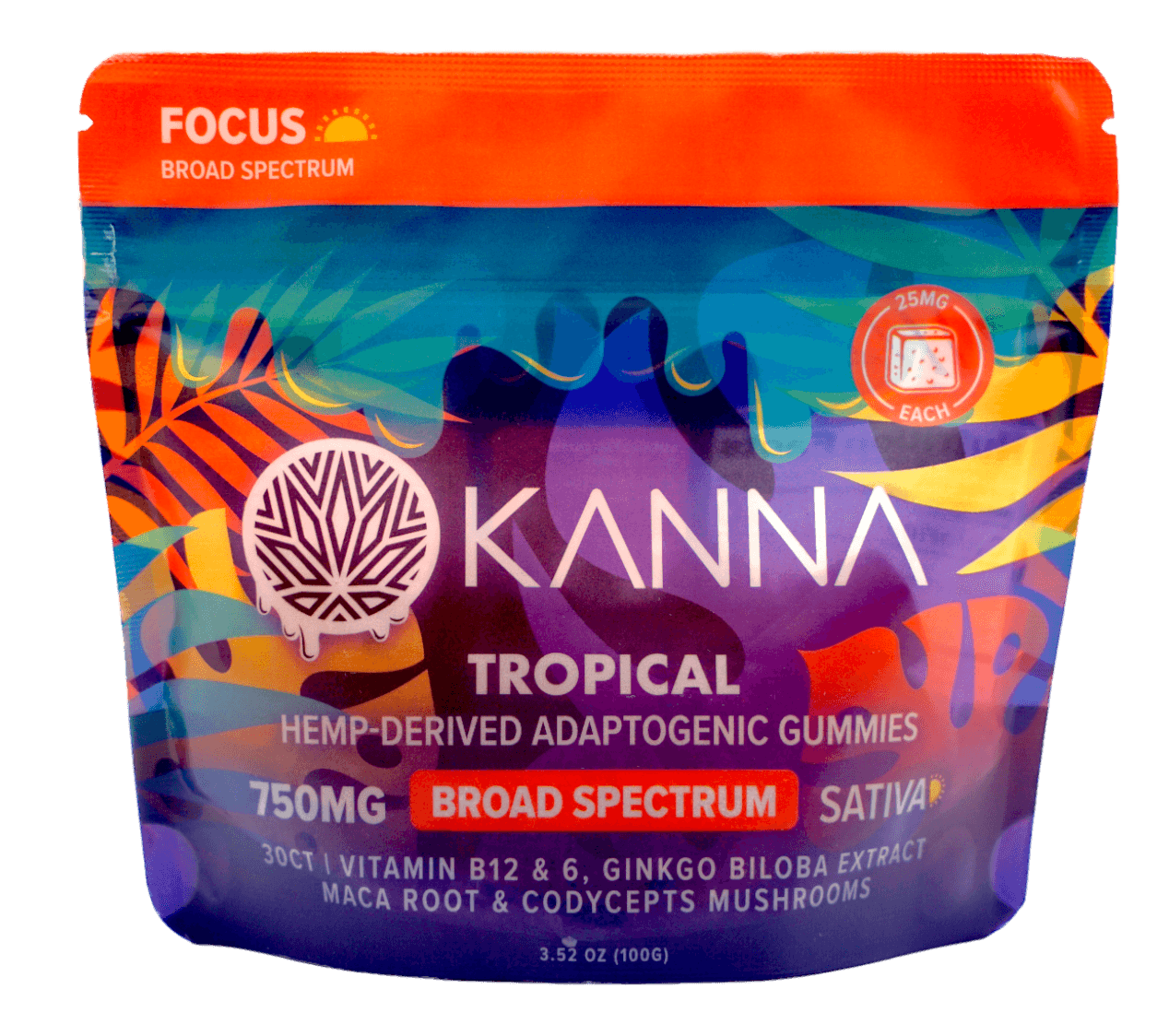 "Focus" Adaptogenic Gummies - KANNA
