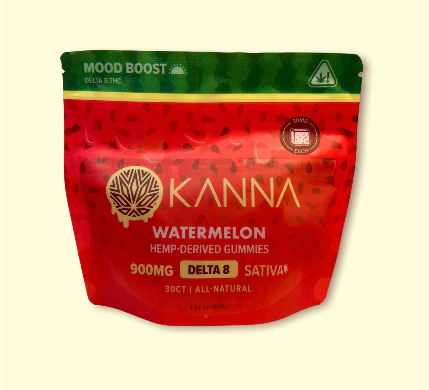 *NEW* KANNA 30mg Delta 8 THC Sativa Gummies
