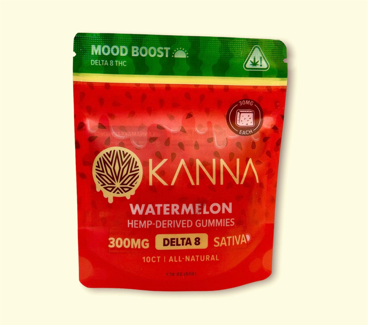 *NEW* KANNA 30mg Delta 8 THC Sativa Gummies