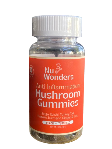 Nuwonders Mushroom Infused Anti-Inflammation Gummies (20 count)