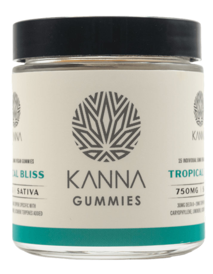 Tropical Bliss Delta 8 THC Gummies - KANNA
