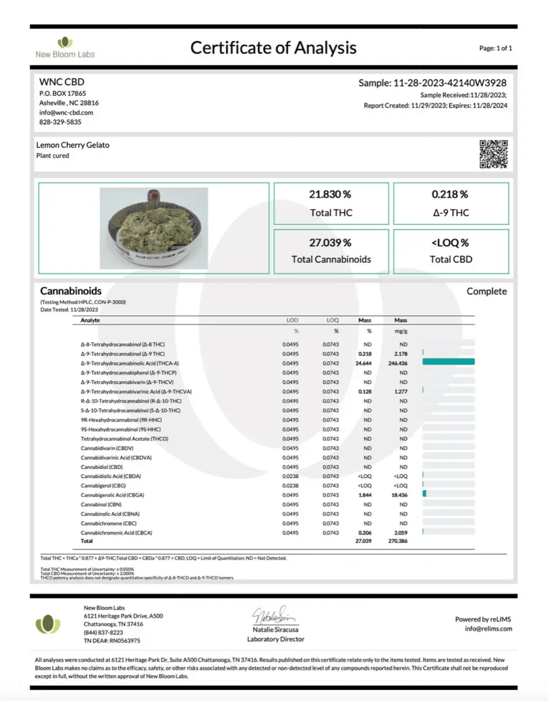 Lemon Cherry Gelato Living Soil THCA - Indica - 24.64%